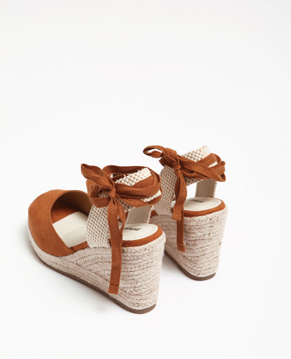 Sandales compensées marron - Pimkie