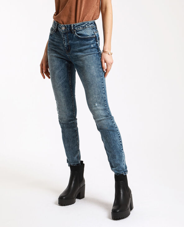 Jean skinny push up bleu marine - Pimkie