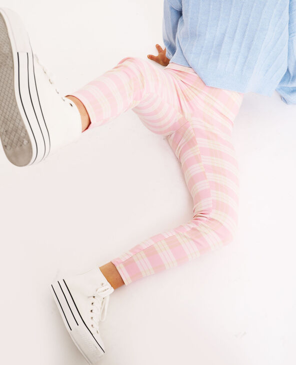 Pantalon stretch rose clair - Pimkie