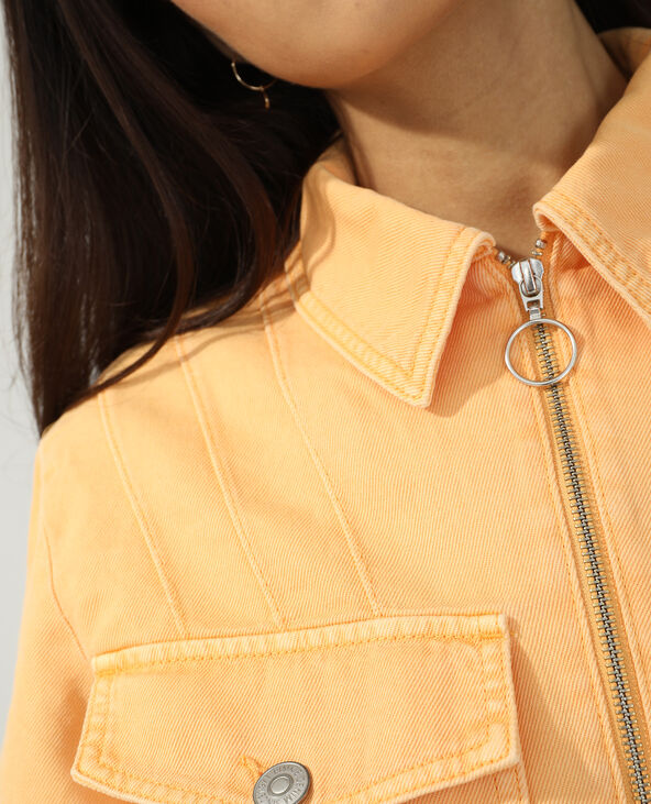 Veste en jean camel - Pimkie