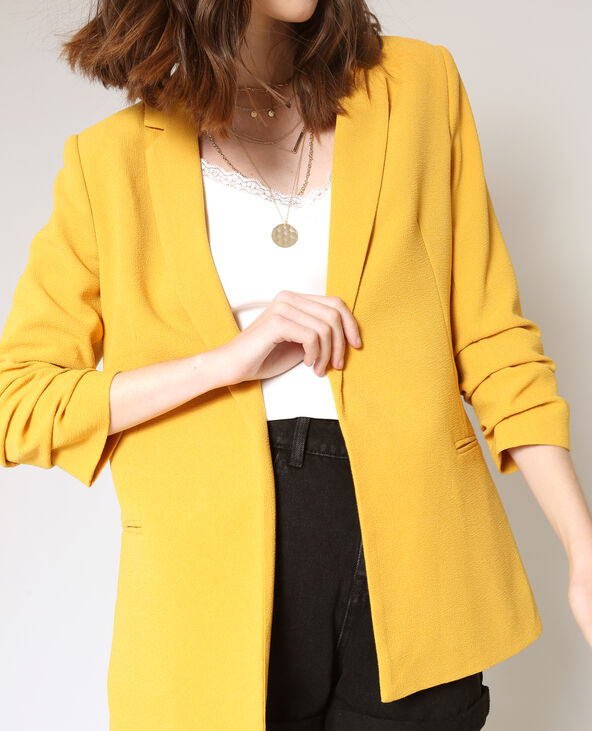 Blazer manches 3/4 camel - Pimkie