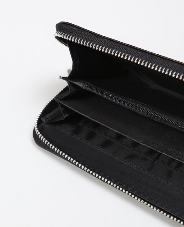 Portefeuille croco noir - Pimkie