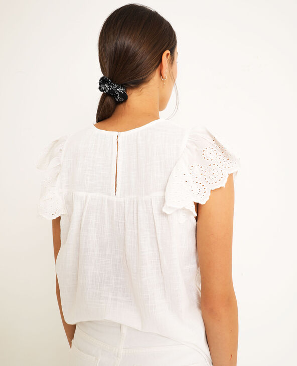 Blouse brodée blanc - Pimkie