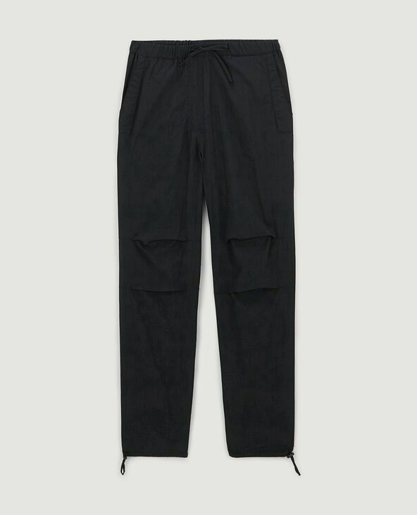 Pantalon parachute noir - Pimkie