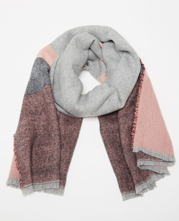 Echarpe plaid lilas - Pimkie