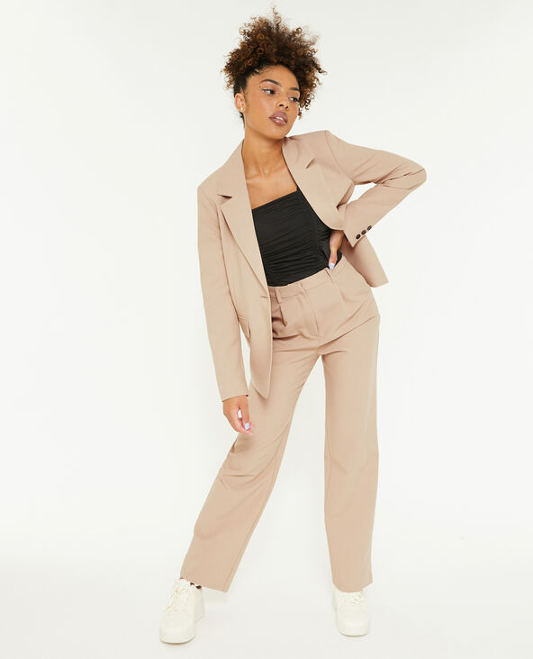 Pantalon droit city beige - Pimkie