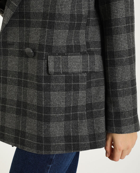 Veste blazer gris chiné - Pimkie