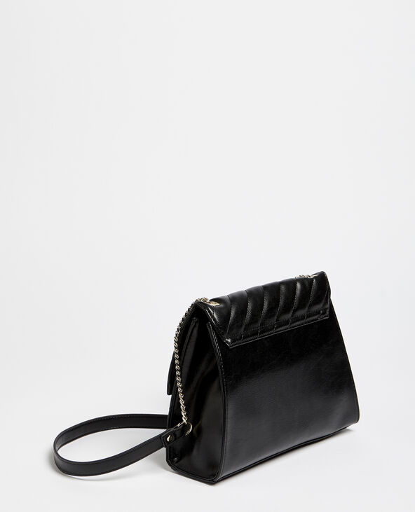 Sac faux cuir effet matelassé noir - Pimkie