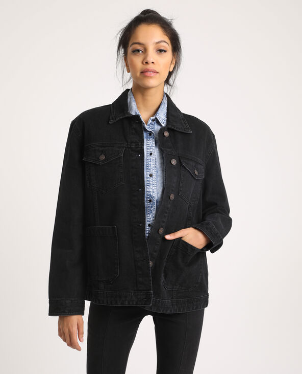 Veste en jean noir pimkie outlet