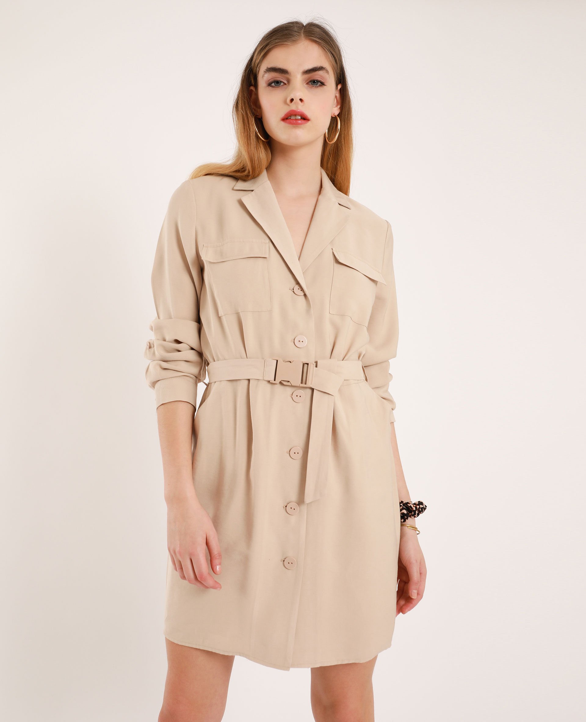 robe bleu marine col bateau