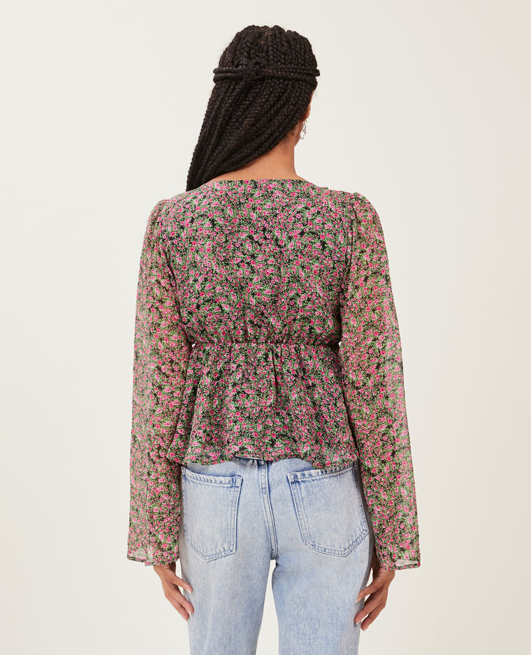 Blouse en tissu léger rose - Pimkie