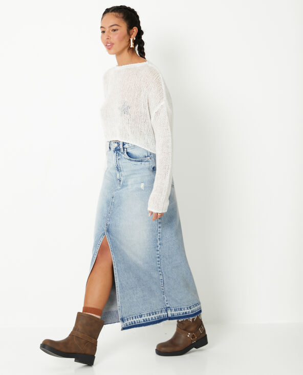 Jupe en jean clair top