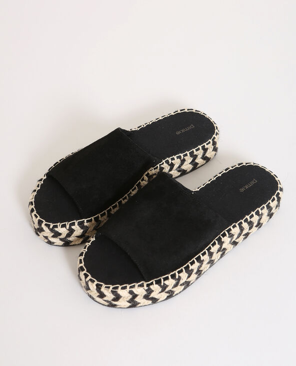 Mules compensées noir - Pimkie