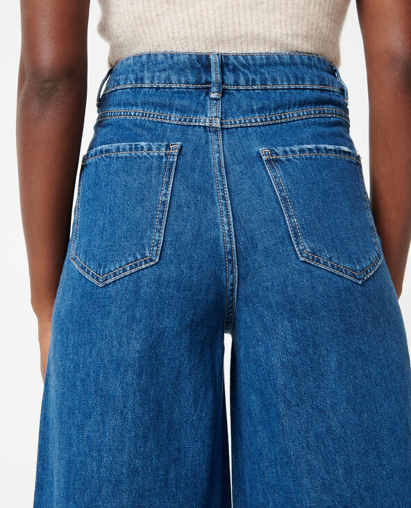 Jean wide taille haute bleu - Pimkie