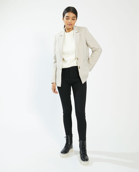 Pull oversize blanc - Pimkie