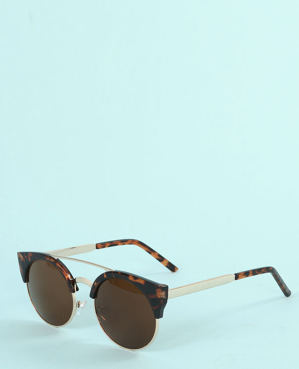 Lunettes de soleil avec pont et barre transversale Pimkie