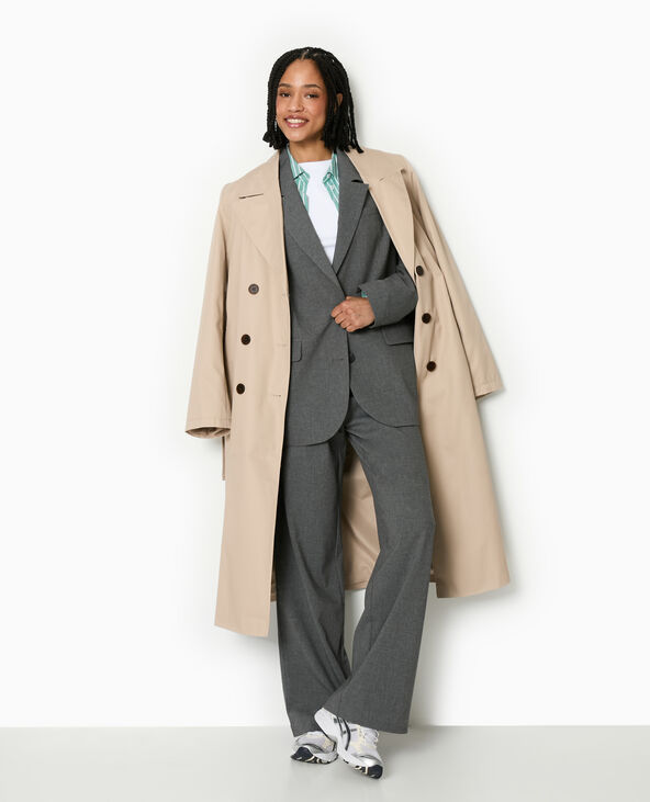 Veste blazer oversize gris foncé - Pimkie