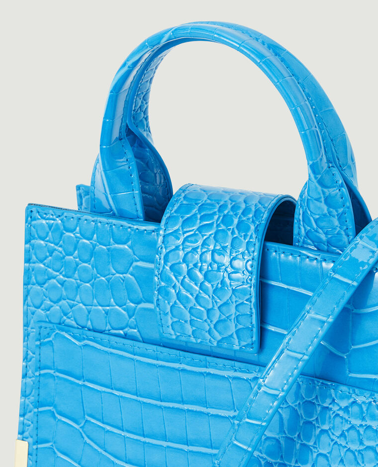 Sac boxy avec poignées vert d'eau - Pimkie