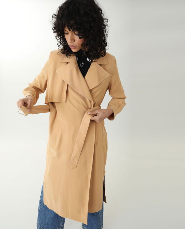 Trench long camel - Pimkie