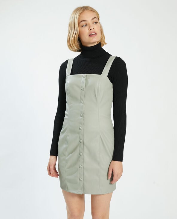 Robe simili deals cuir h&m