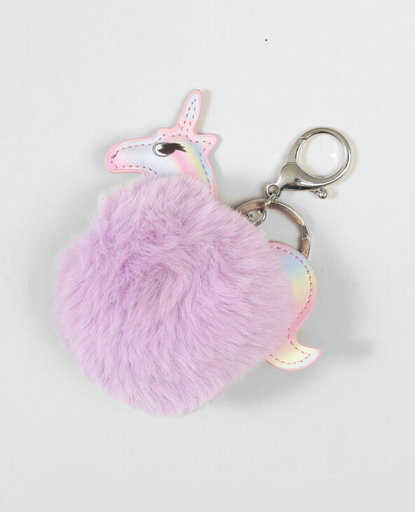 Porte-clés licorne violet - Pimkie