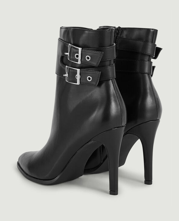 Boots talon bouts pointus noir - Pimkie