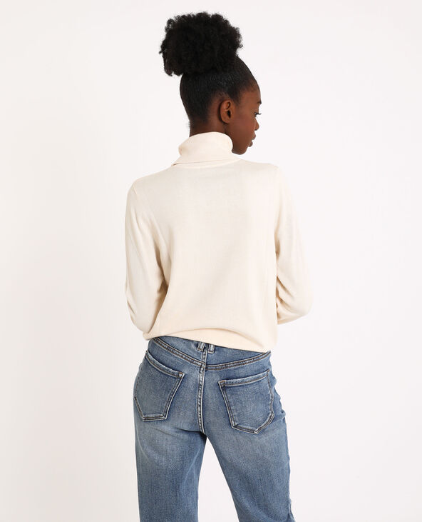Pull à col roulé rose clair - Pimkie