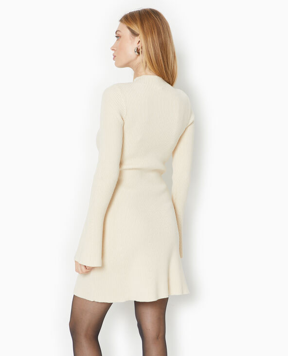 Robe en maille forme danseuse écru - Pimkie