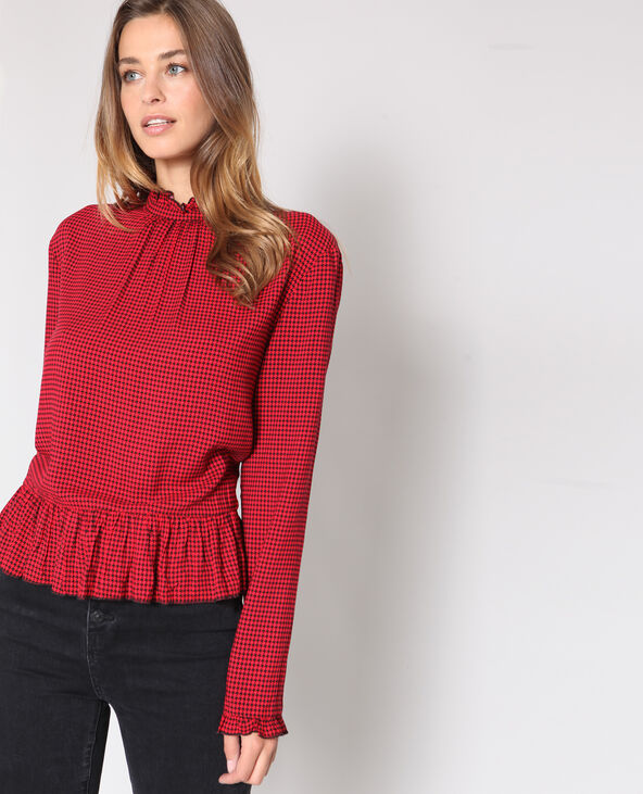 Blouse imprimée rouge - Pimkie