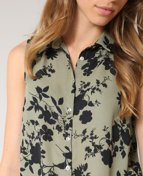 Chemise sans manches vert de gris - Pimkie