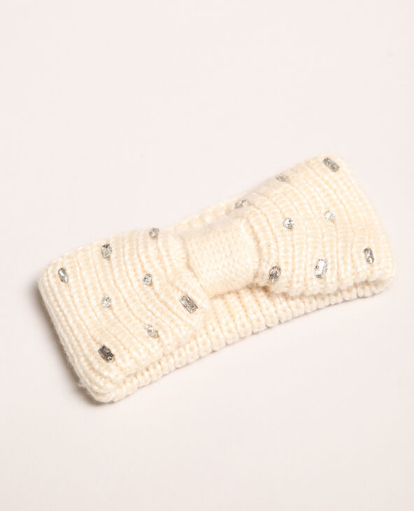 Headband à strass blanc - Pimkie
