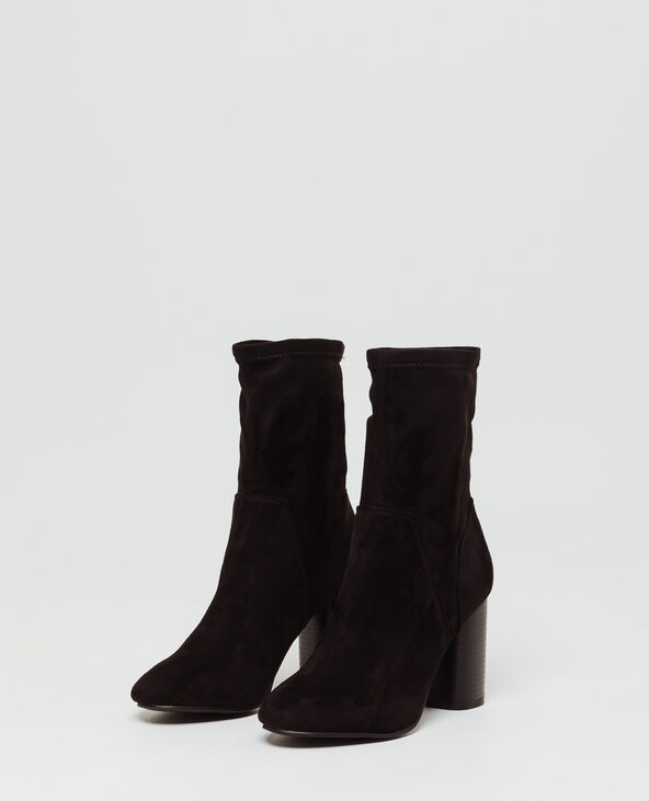 Bottines à talons noir - Pimkie