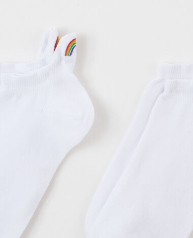 Lot de 2 paires de chaussettes basses blanc - Pimkie