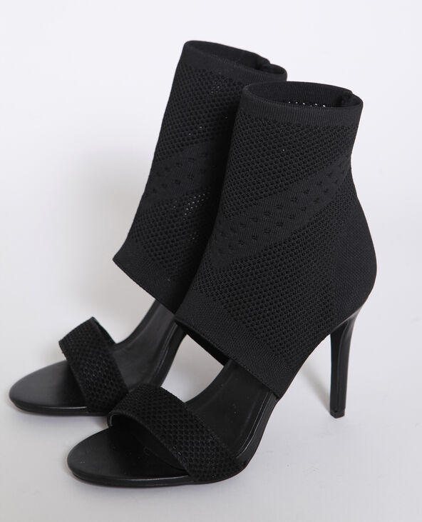 Sandales à talons aiguilles noir - Pimkie