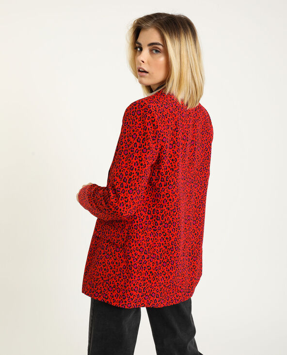 Veste blazer leopard