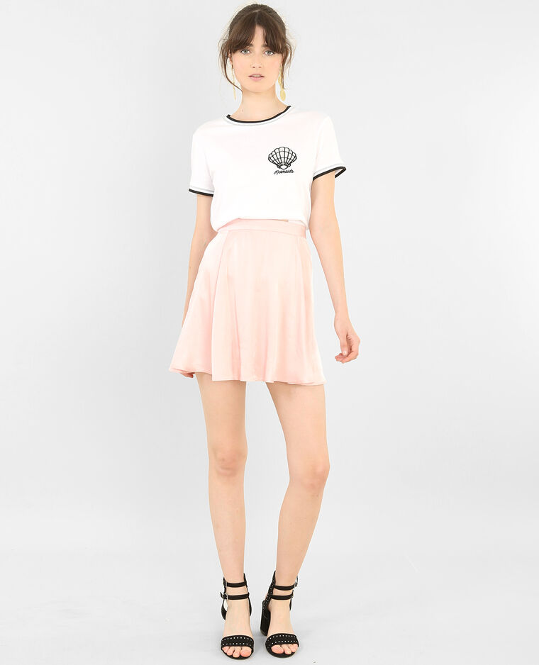 T-shirt coquillage écru - Pimkie