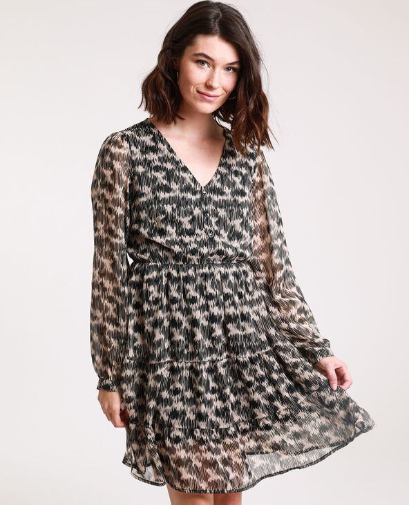 Robe imprimée écru - Pimkie