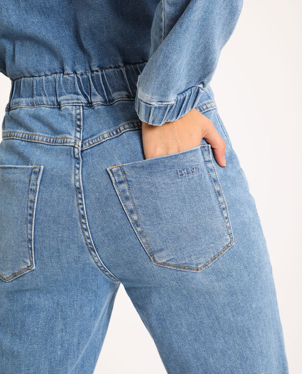 Combi-pantalon en jean bleu clair - Pimkie