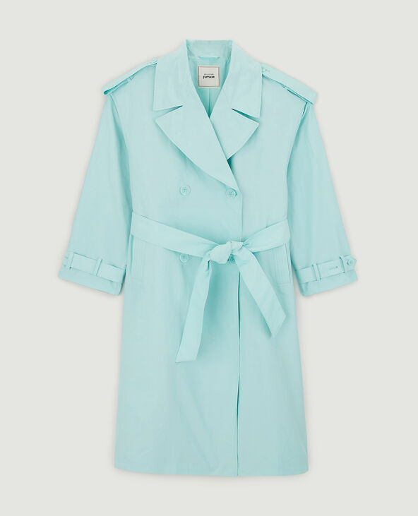 Trench long oversize vert anis - Pimkie