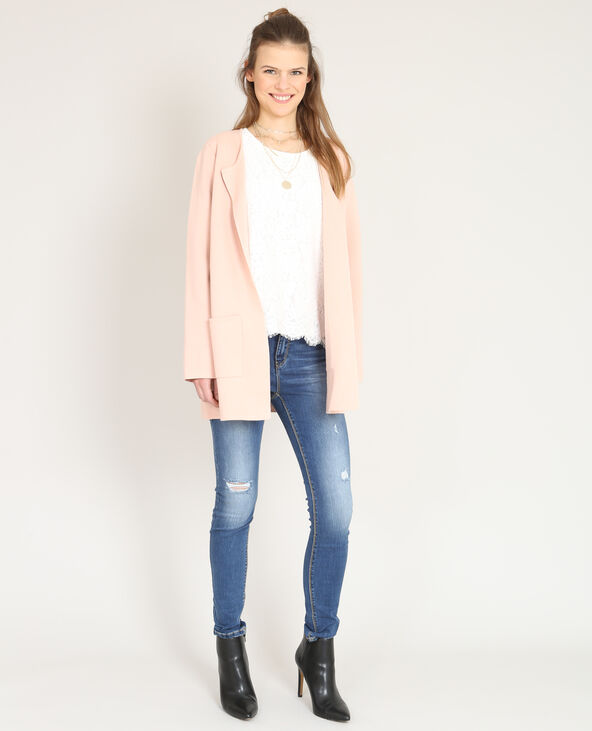 Top en dentelle blanc - Pimkie