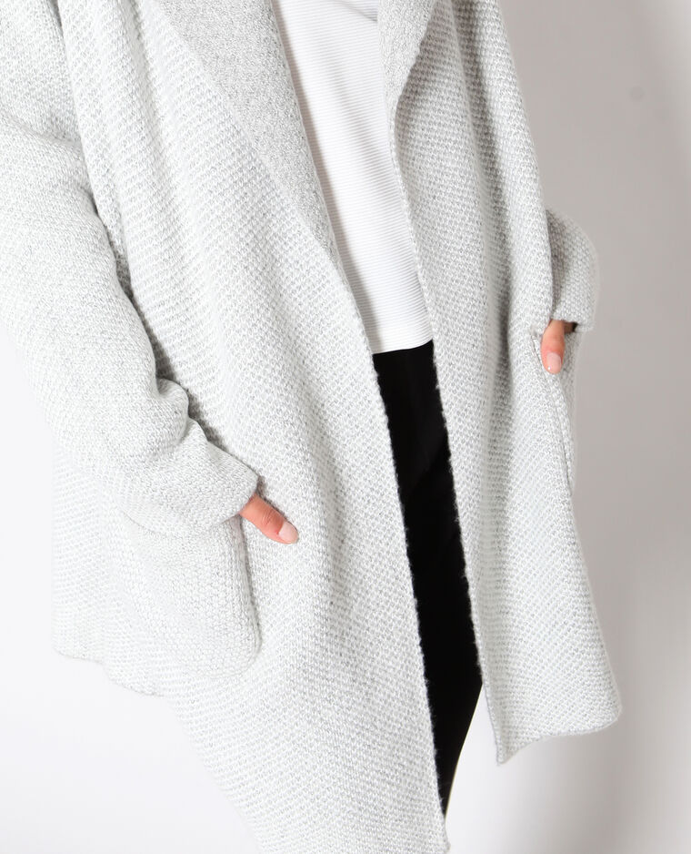 Gilet épais gris chiné - Pimkie