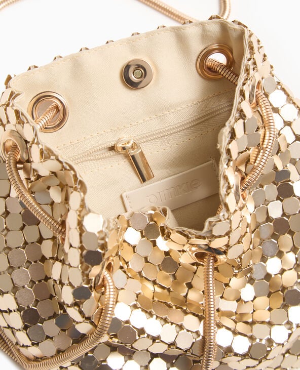 Sac souple métallique doré - Pimkie