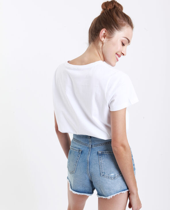 T-shirt Italy blanc - Pimkie