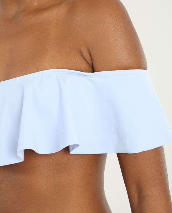 Bandeau volanté bleu clair - Pimkie