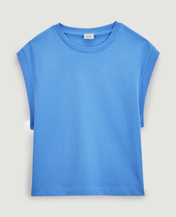 T-shirt sans manches bleu électrique - Pimkie