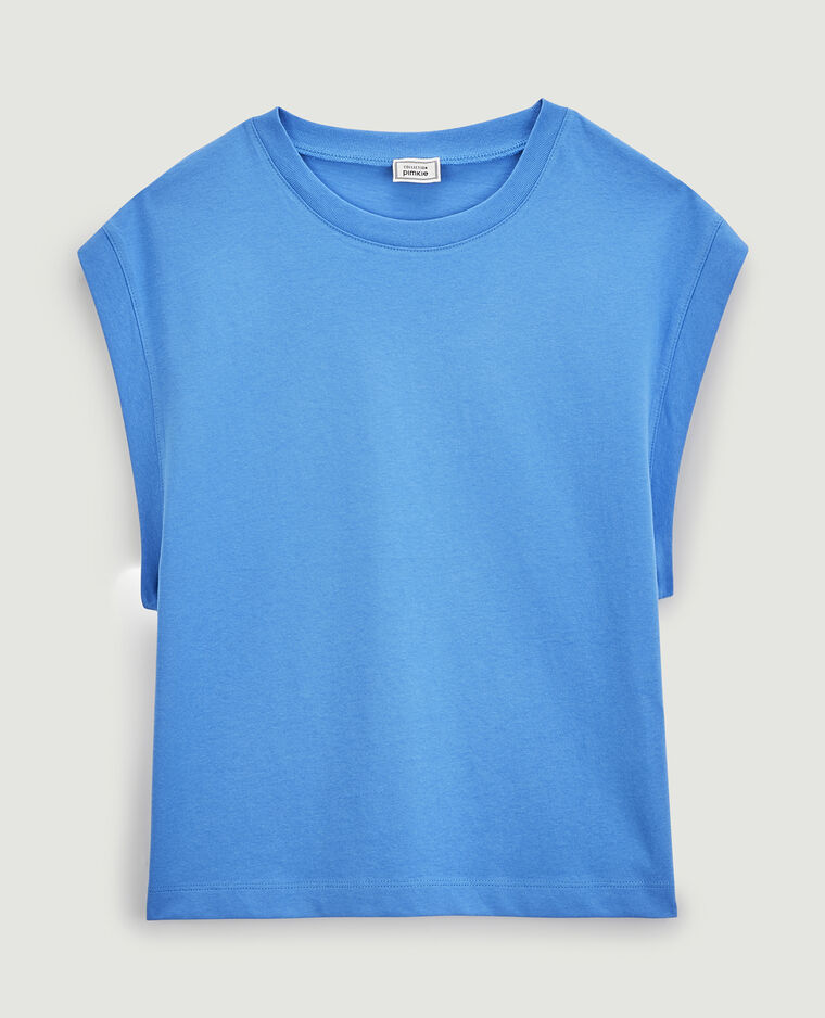 T-shirt sans manches bleu - Pimkie