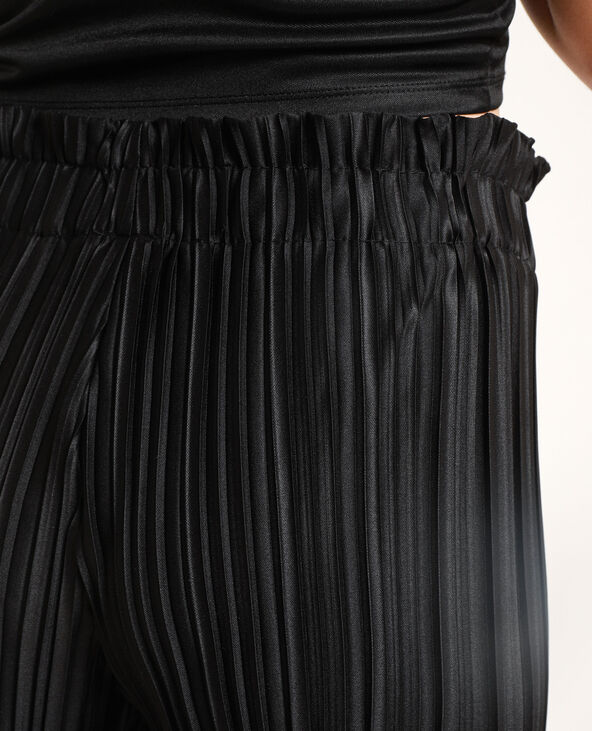 Pantalon plissé noir - Pimkie