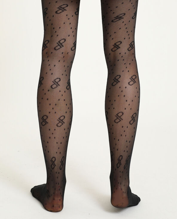 Collants fantaisie noir - Pimkie