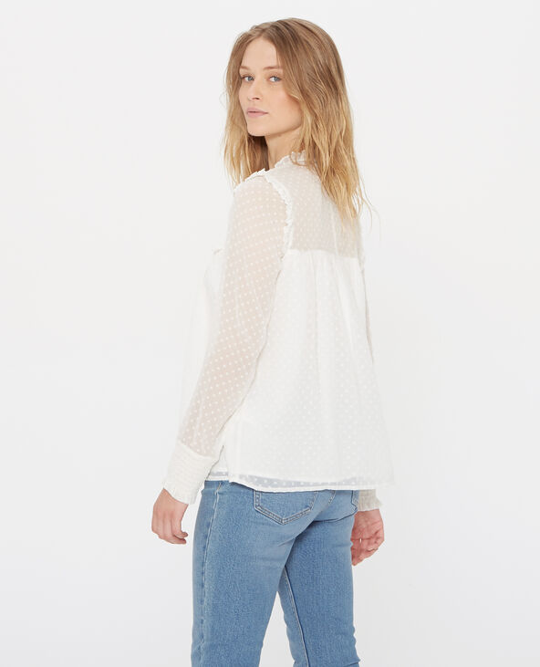 Blouse en plumetis