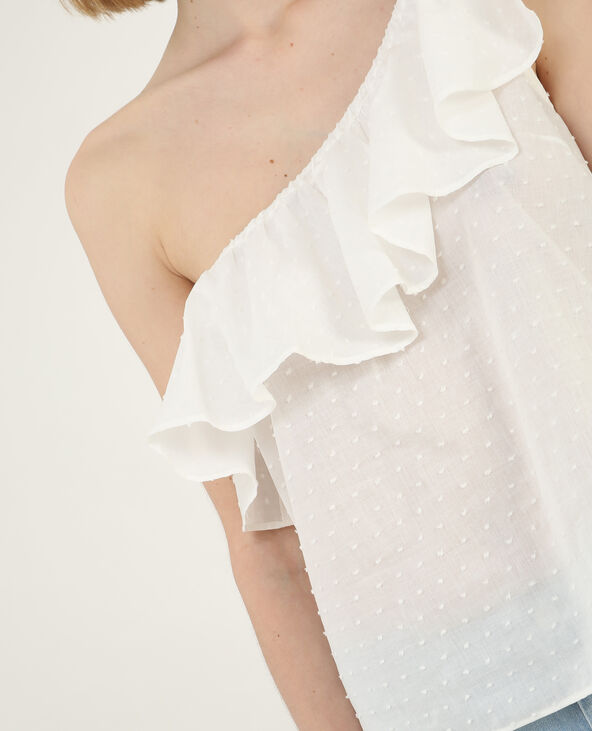 Top one shoulder blanc - Pimkie
